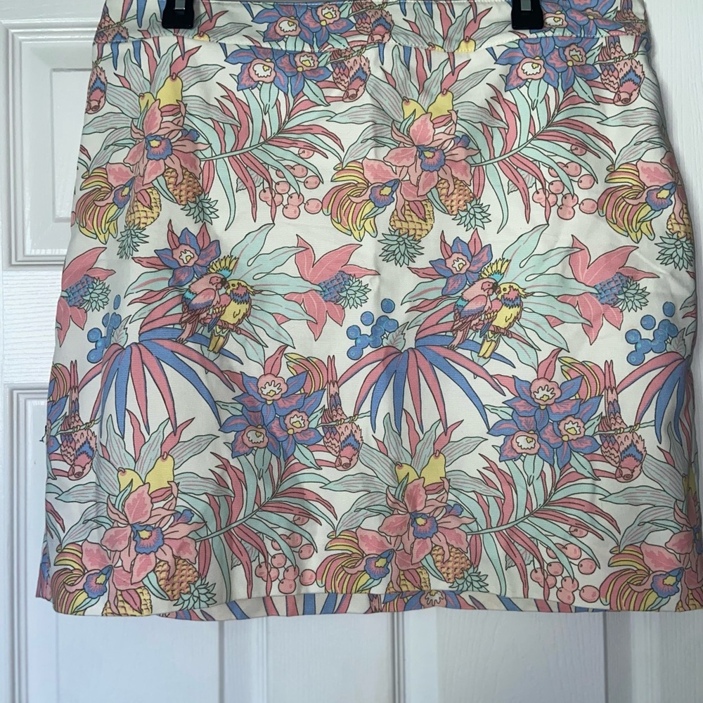 Talbots Multicolor Floral Pencil Skirt